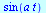 sin(`*`(a, `*`(t)))